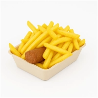 Friet met 1 frikandel (sauskeuze optioneel)