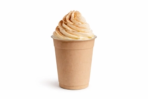 Heerlijke huisgemaakte milkshake, gemaakt van romige softijs, vers koffie en slagroom. Ook als choco cookie, caramel fudge of white choco verkrijgbaar!