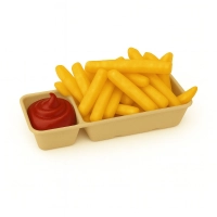 Friet curry